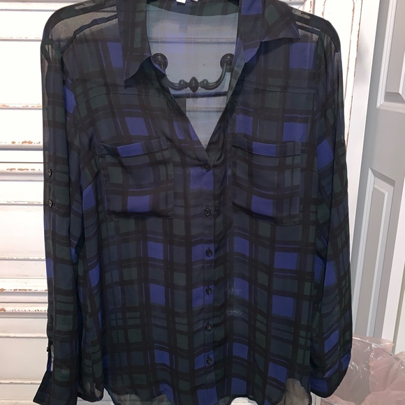 Express Tops - See through blouse.